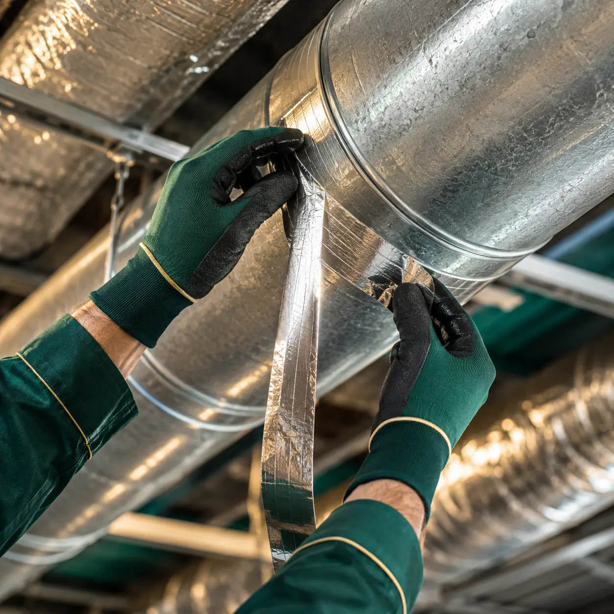 Professional duct sealing and leak repair service in Desoto TX